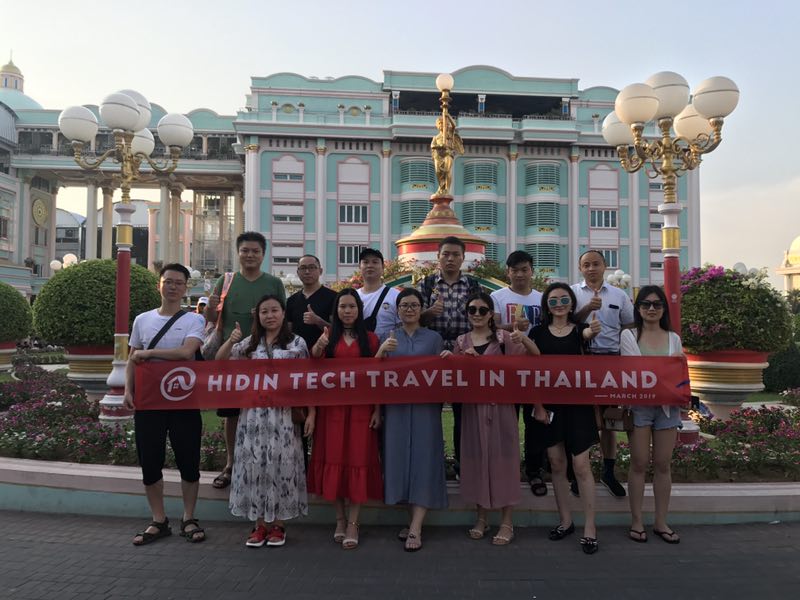 Hidin Tech  Sales Team Thailand Tour 2019