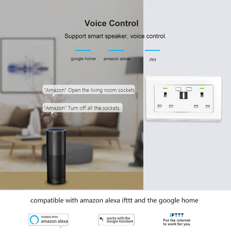 voice activated electrical outlet